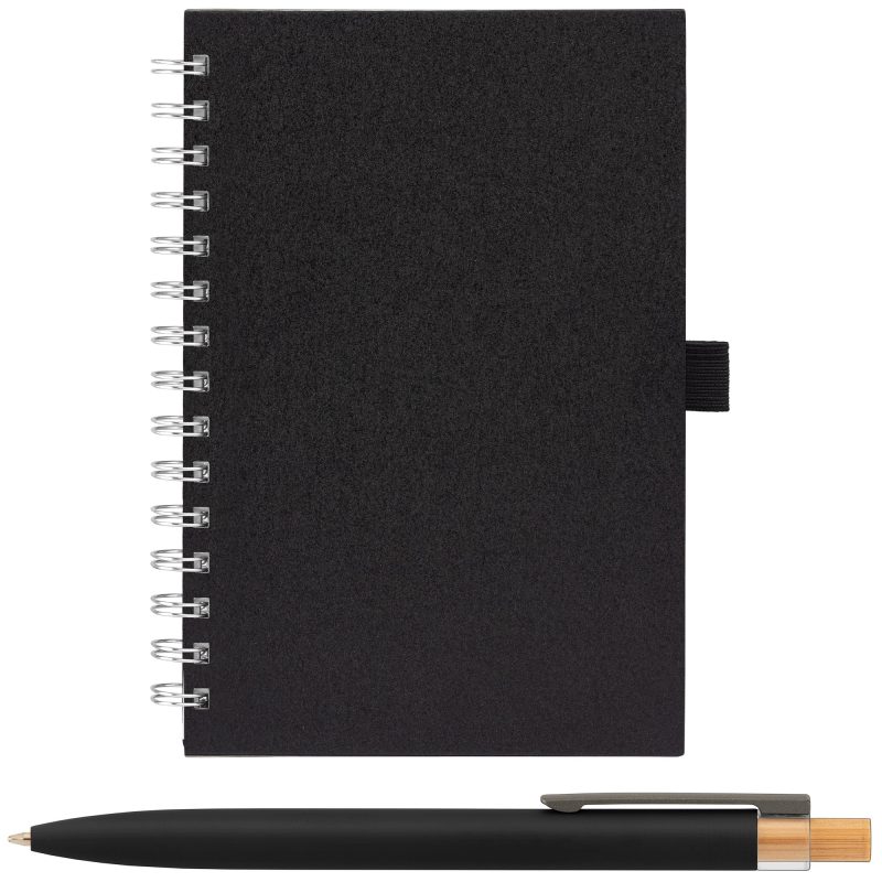 Terra Recycled Milk Carton Hard Cover Spiral A5 Notebook & Reborn Pen Set - Full-Color Inkjet-2