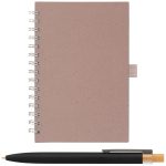 Terra Recycled Milk Carton Hard Cover Spiral A5 Notebook & Reborn Pen Set - Full-Color Inkjet-5