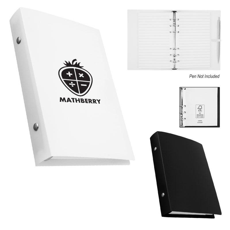 Frosted Recycled Refillable Notebook-1