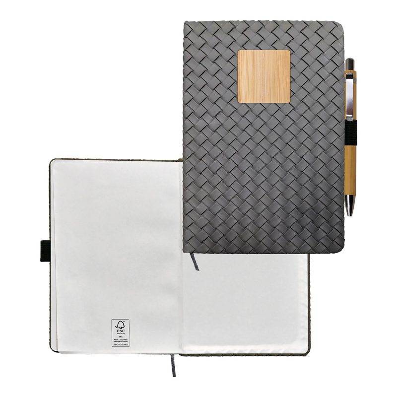 Woven Notebook Bamboo Set-2