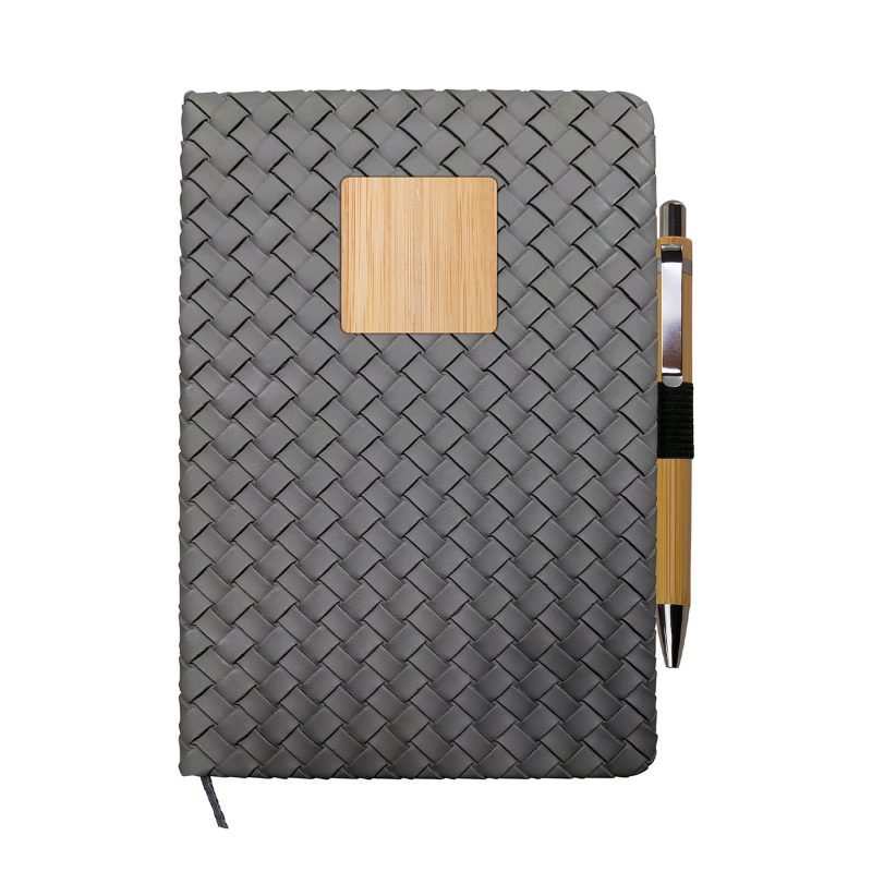 Woven Notebook Bamboo Set-3