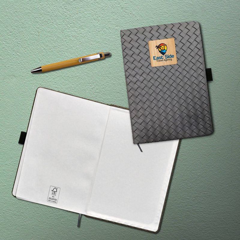 Woven Notebook Bamboo Set-4