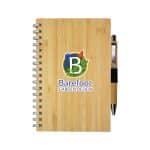 Bamboo Spiral Notebook Pen Set-3