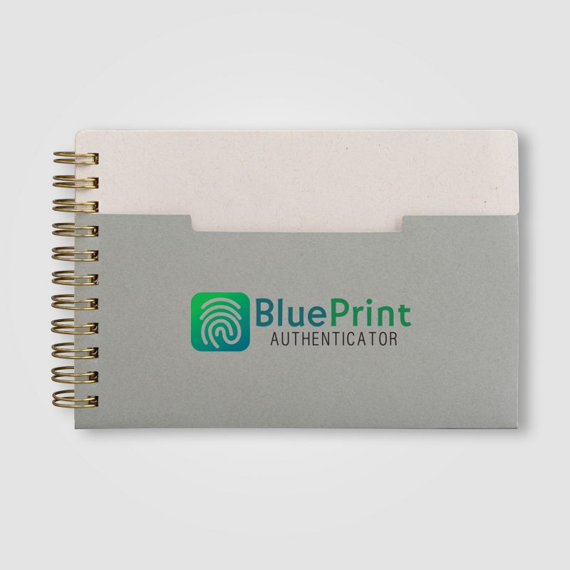 Lino FSC Paper Spiral Binding Horizontal Pocket Notebook - A6-2