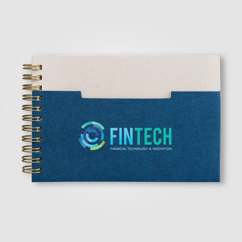 Lino FSC Paper Spiral Binding Horizontal Pocket Notebook - A6-4