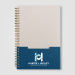 Lino FSC Paper Spiral Binding Vertical Pocket Notebook - A5-3