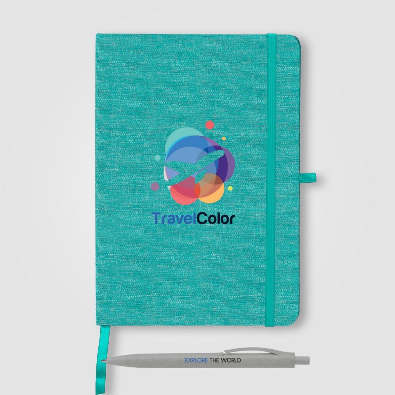 Melville RPET Notebook & Zen Pen Gift Set-3