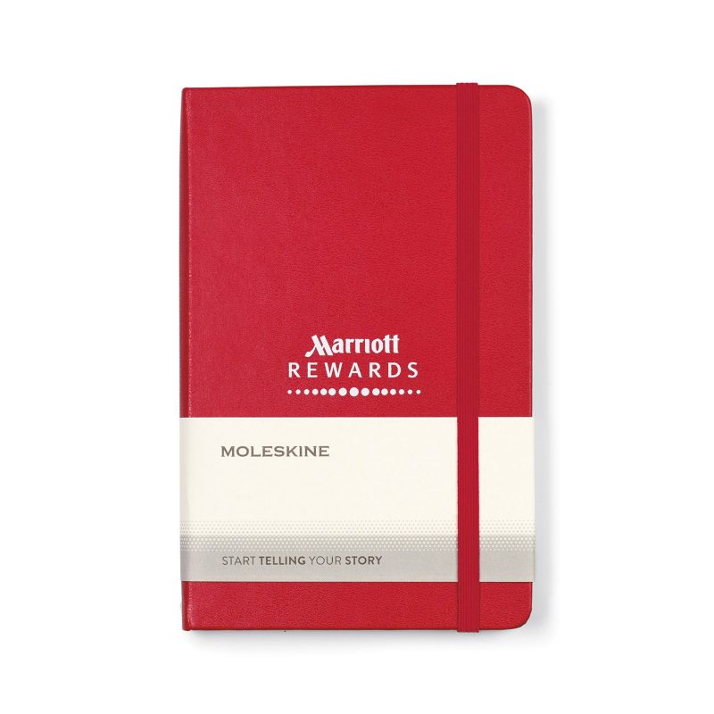 Moleskine? Hard Cover Ruled Medium Notebook - Scarlet Red-4