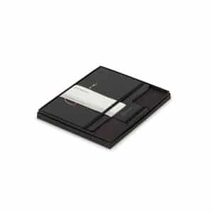 Moleskine Large Notebook and Mini Notebook Charm Gift Set - Black-1