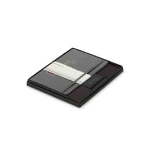 Moleskine Large Notebook and Mini Notebook Charm Gift Set - Slate Grey-Black-1
