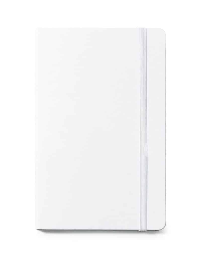 Moleskine Large Notebook and Mini Notebook Charm Gift Set - White-Black-3