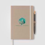 Terra Recycled Milk Carton Hard Cover A5 Notebook & Reborn Pen Set-2