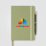 Terra Recycled Milk Carton Hard Cover A5 Notebook & Reborn Pen Set-3