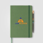 Terra Recycled Milk Carton Hard Cover A5 Notebook & Reborn Pen Set-5