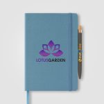 Terra Recycled Milk Carton Hard Cover A5 Notebook & Reborn Pen Set-6