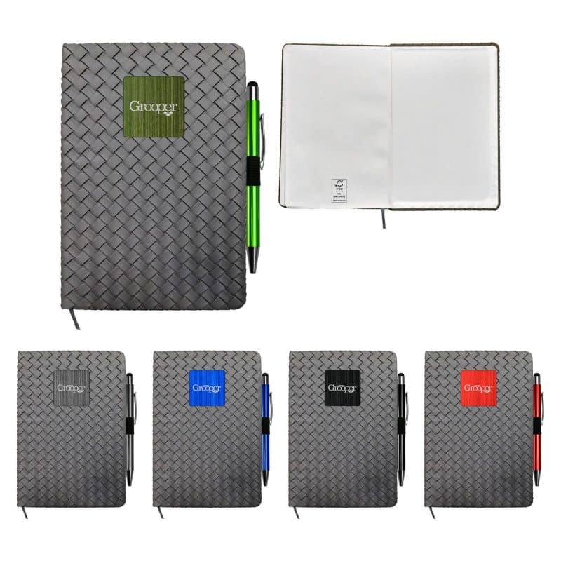 Woven Notebook Pen Set-1