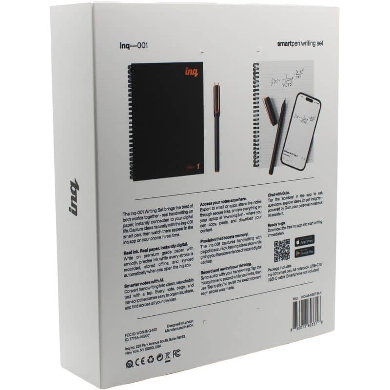 inq Smart Pen Writing and Notebook Set-7