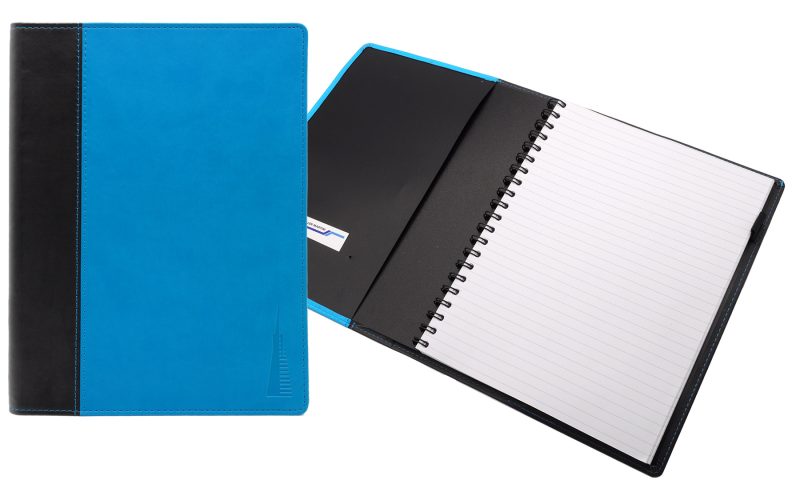 8" x 10.5" Refillable Market St. Spiral Journal Notebook-2