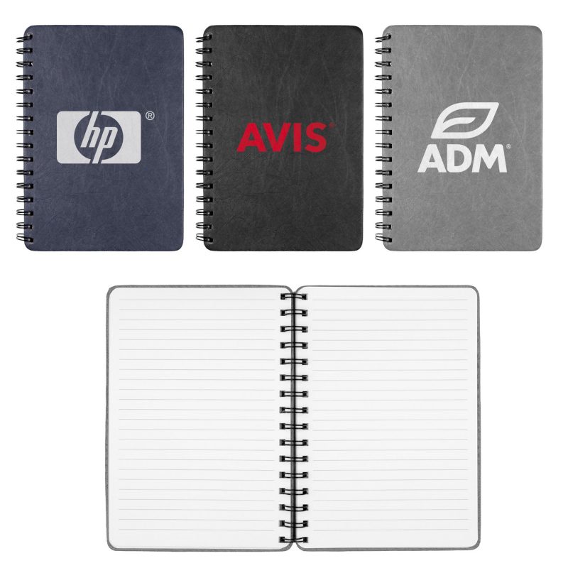 CrinkleNote A5 Spiral Notebook (Factory Direct) 10-12 Weeks-1