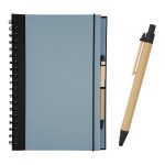 Eco-inspired 7" X 10" Spiral Notebook & Pen-2