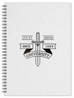 SlimLine Neutral NoteBook (7" x 10")-1