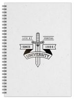 SlimLine Neutral NoteBook w/ Penport (7" x 10")-2