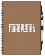 SlimLine Neutral NoteBook w/ Penport (7" x 10")-1