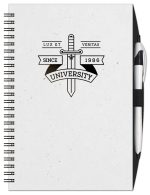 SlimLine Neutral NotePad w/ PenPort (5.5" x 8.25")-1