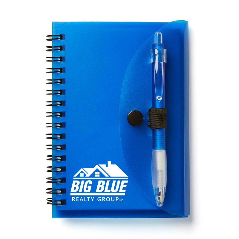 Eco Spiral Notebook with Cardinal Pen-4