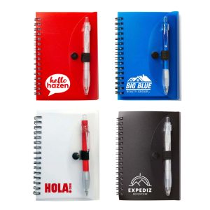 Eco Spiral Notebook with Cardinal Pen-1
