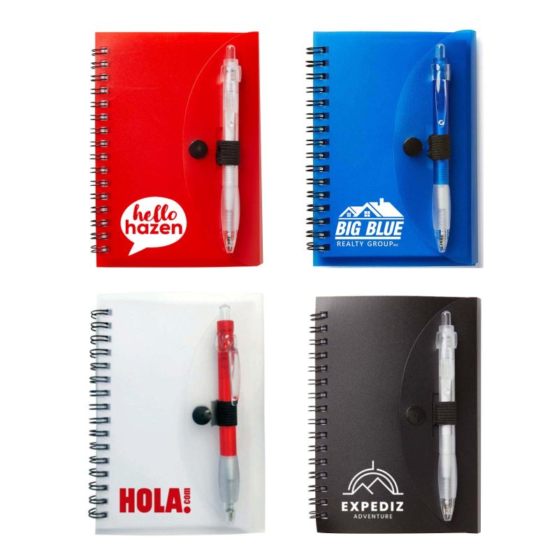 Eco Spiral Notebook with Cardinal Pen-1