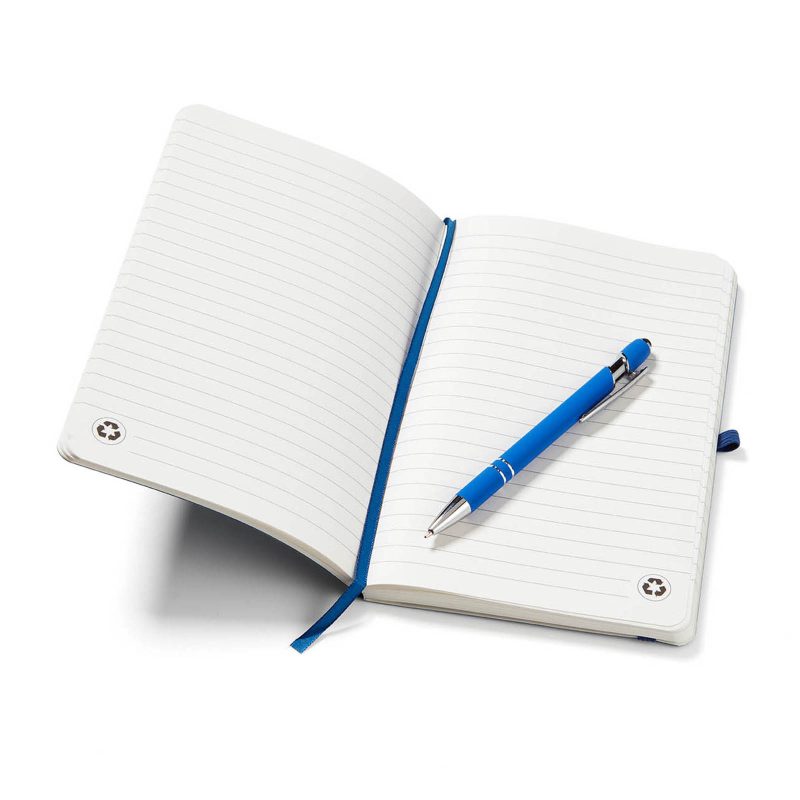 RPET Soft Cover Journal Notebook with Pen Loop-4