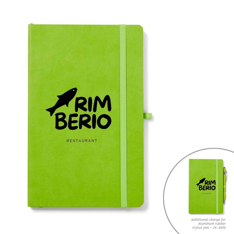RPET Soft Cover Journal Notebook with Pen Loop-9