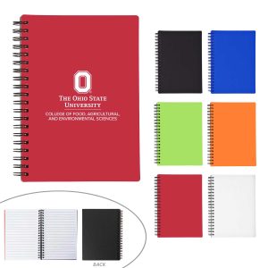 Rubbery Spiral Notebook with Recycled paper-1