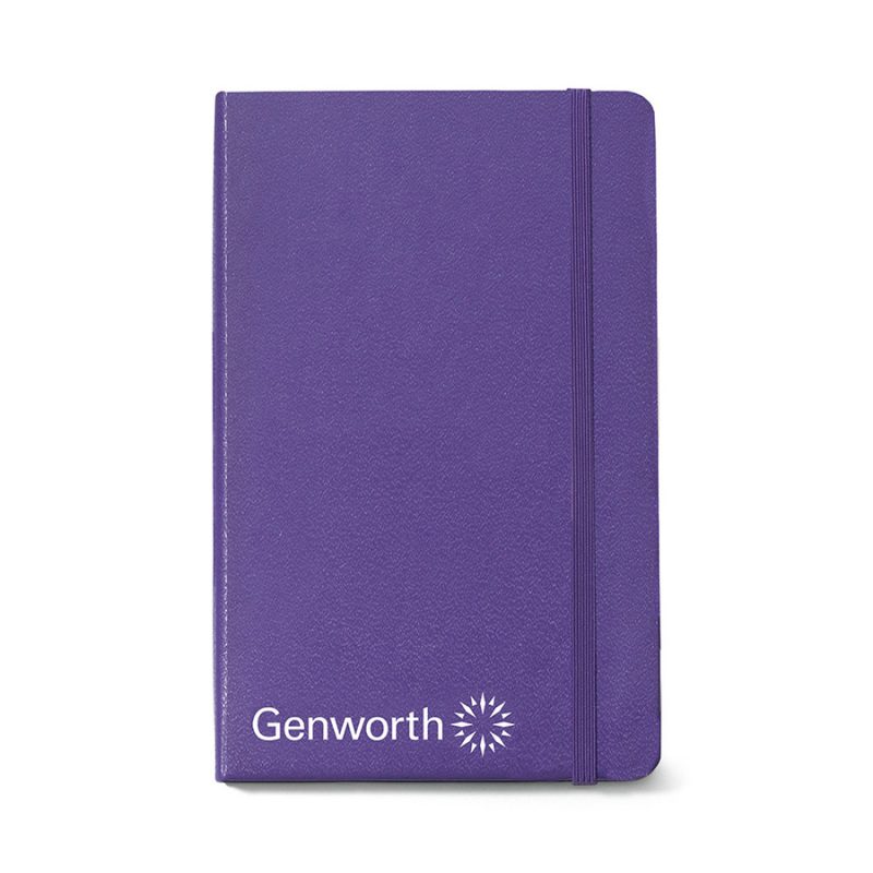 Moleskine Hard Cover Ruled Large Notebook - Brilliant Violet-3