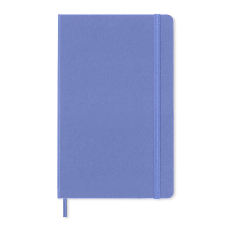 Moleskine Hard Cover Ruled Large Notebook - Hydrangea Blue-2