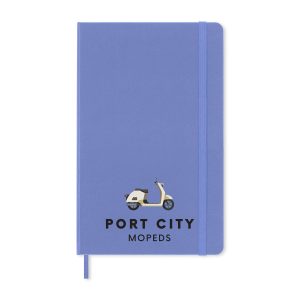 Moleskine Hard Cover Ruled Large Notebook - Hydrangea Blue-1