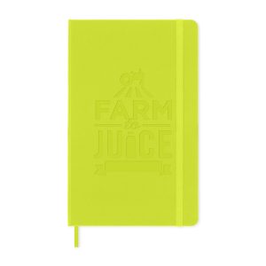 Moleskine Hard Cover Ruled Large Notebook - Lemon Green-1