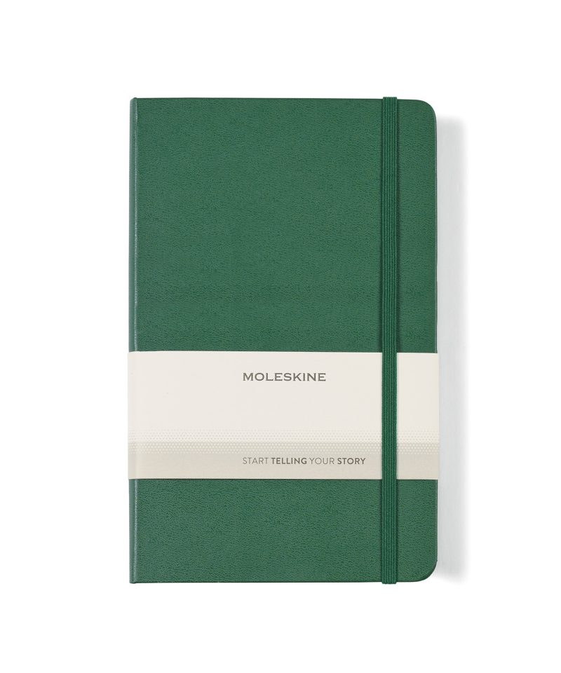 Moleskine Hard Cover Ruled Large Notebook - Myrtle Green-3