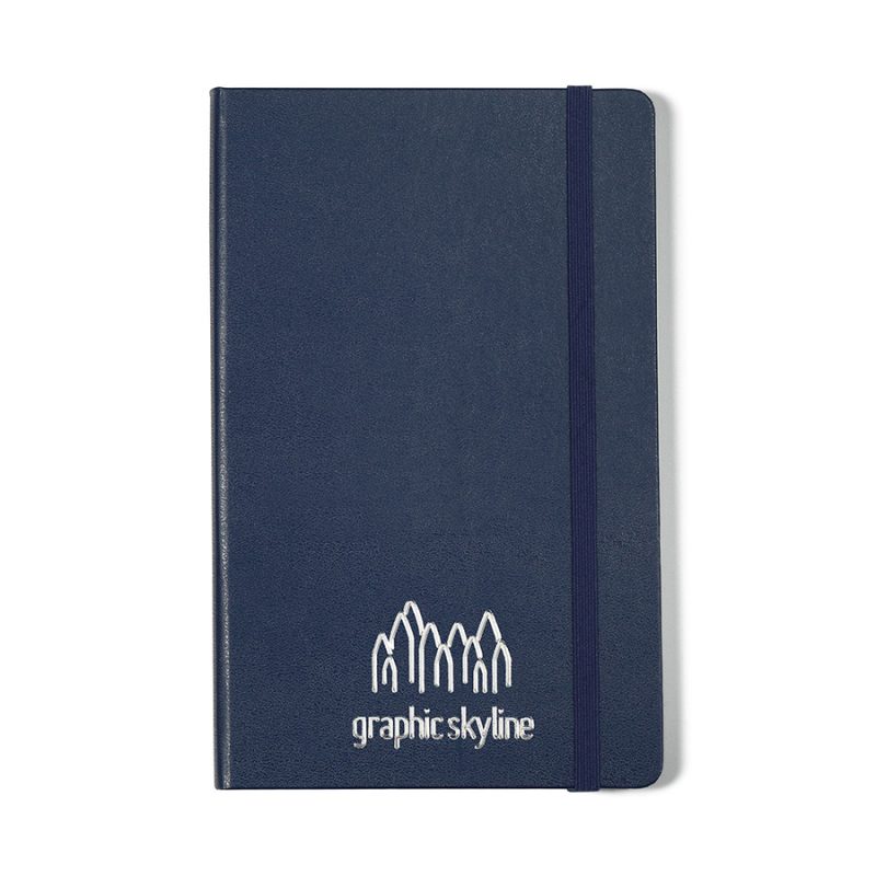 Moleskine Hard Cover Ruled Large Notebook - Navy Blue-3