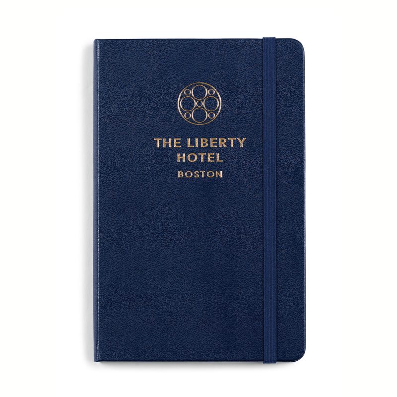 Moleskine Hard Cover Ruled Medium Notebook - Navy Blue-3