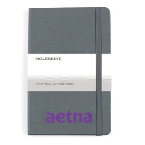 Moleskine Hard Cover Ruled Medium Notebook - Slate Grey-1