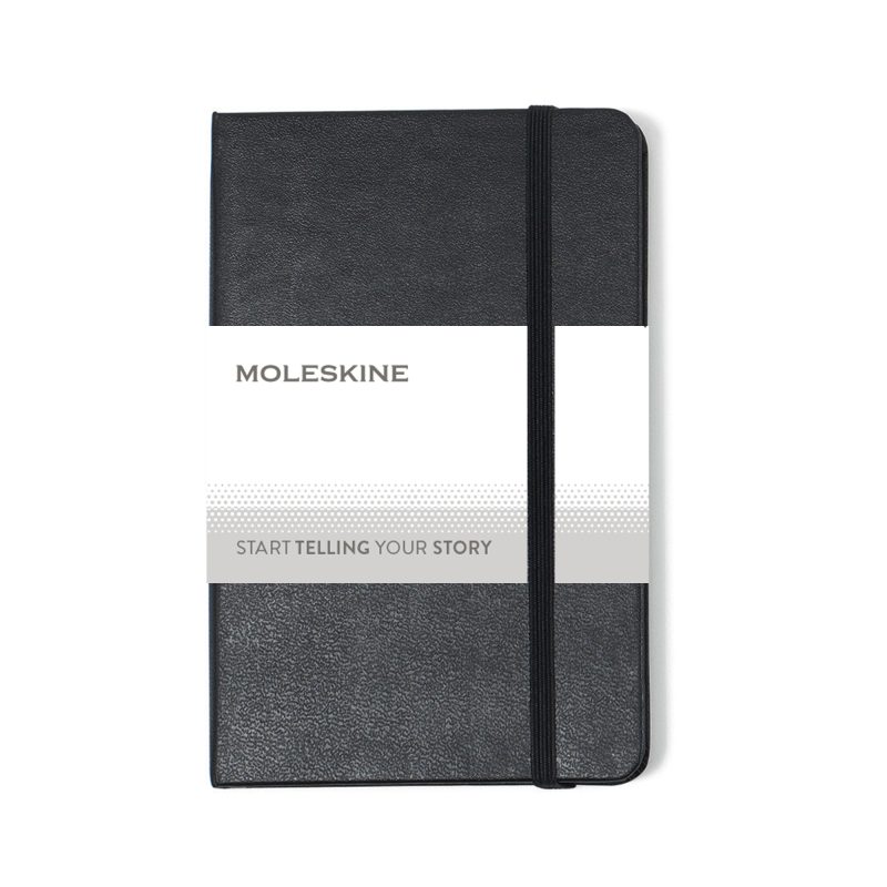 Moleskine Hard Cover Ruled Pocket Notebook - Black-6