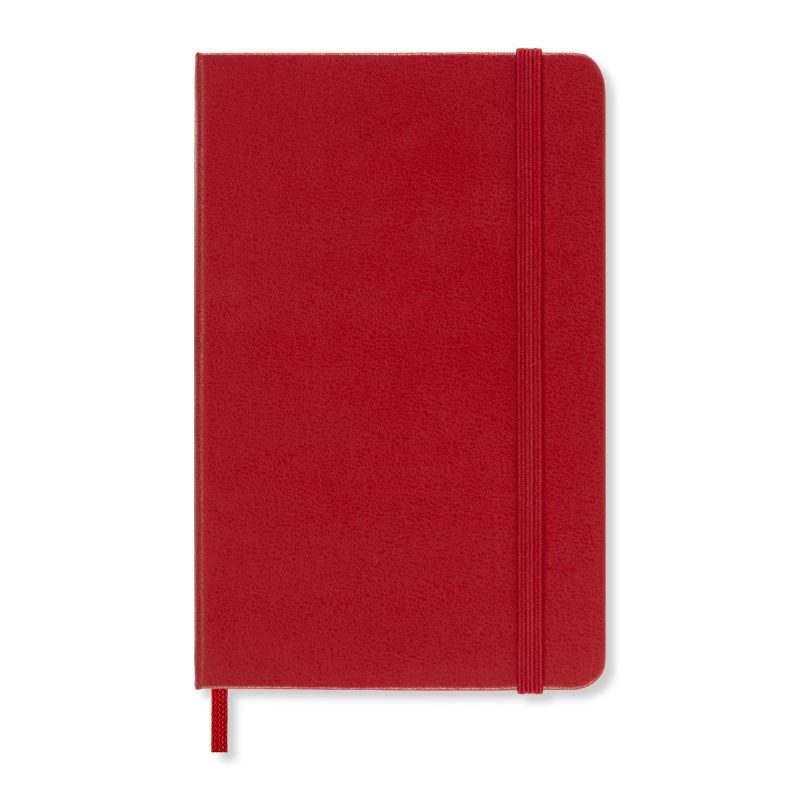 Moleskine Hard Cover Ruled Pocket Notebook - Scarlet Red-2