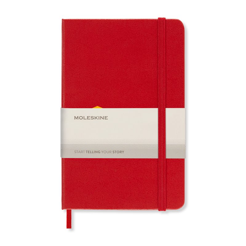 Moleskine Hard Cover Ruled Pocket Notebook - Scarlet Red-3