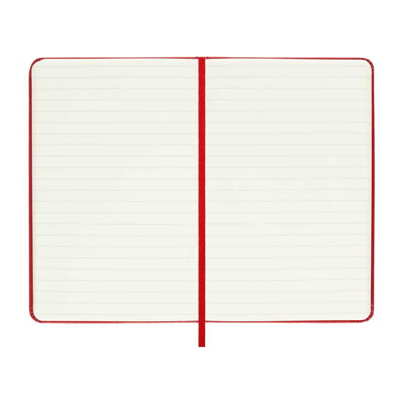 Moleskine Hard Cover Ruled Pocket Notebook - Scarlet Red-4
