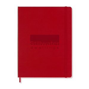 Moleskine Hard Cover Ruled X-Large Notebook - Scarlet Red-1