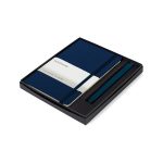 Moleskine Medium Notebook and GO Pen Gift Set - Navy Blue - Sapphire Blue-2
