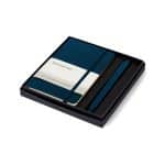 Moleskine Pocket Notebook and GO Pen Gift Set - Sapphire Blue - Sapphire Blue-2