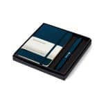 Moleskine Pocket Notebook and GO Pen Gift Set - Sapphire Blue - Sapphire Blue-1